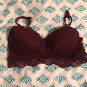 PINK maroon bralette